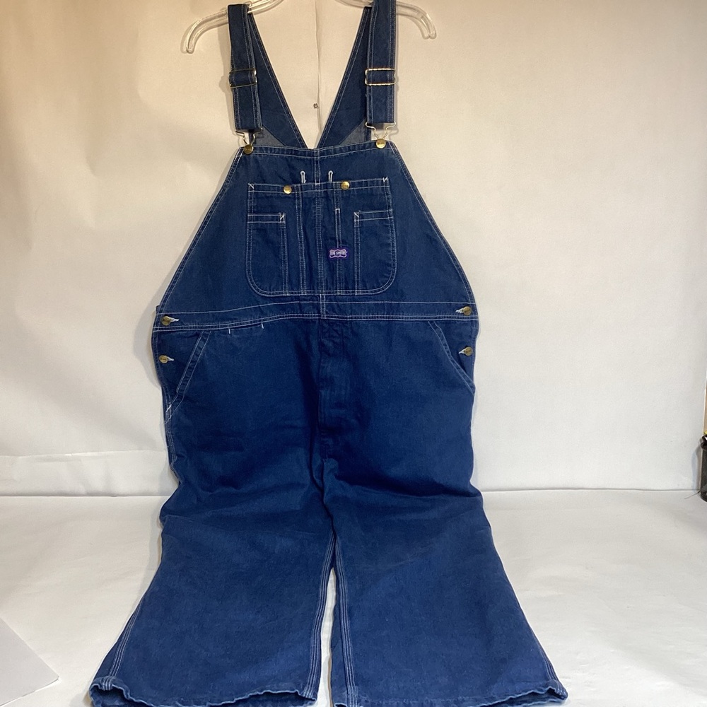 Men’s Big Smith Blue Denim Overalls Carpenters Workwear Farm Men’s size 46
